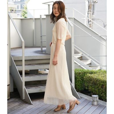 ＜maison TOMORROWLAND＞シャイニーラメ　クルーネックプルオーバー