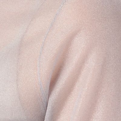 シャイニーラメ　クルーネックプルオーバー