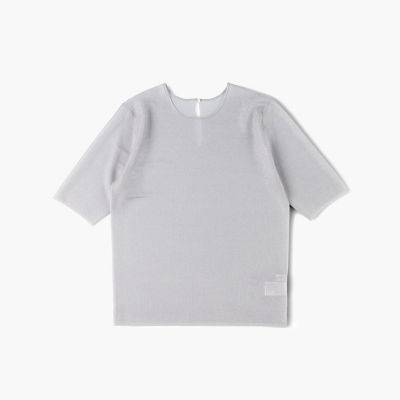 シャイニーラメ　クルーネックプルオーバー