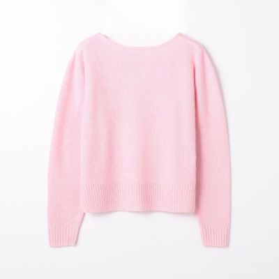 スコットランドカシミヤ　ボートネックプルオーバー