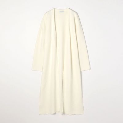 コットンスムース　ロングカーディガン