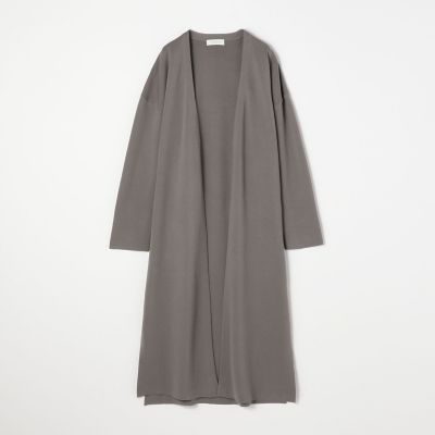 コットンスムース　ロングカーディガン
