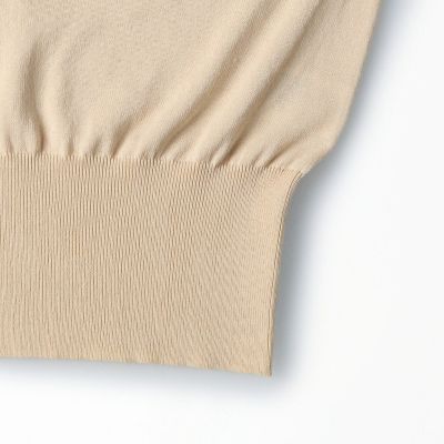 コットンポリエステルメッシュ　クルーネックプルオーバー