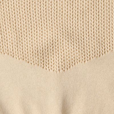 コットンポリエステルメッシュ　クルーネックプルオーバー
