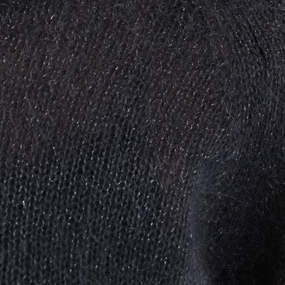 モヘヤシルク　クルーネックプルオーバー