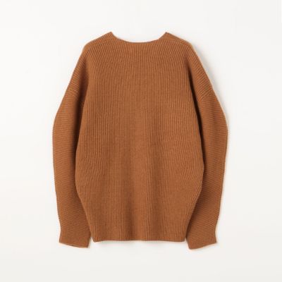 ウールセーブルカシミヤ フロントスリットプルオーバー | maison