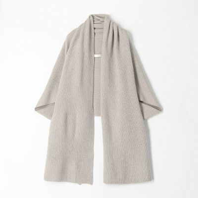 ウールセーブルカシミヤ　ストールカーディガン