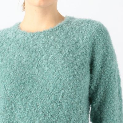 カールモヘヤカシミヤシルク　クルーネックプルオーバー
