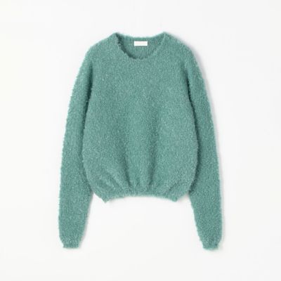カールモヘヤカシミヤシルク　クルーネックプルオーバー