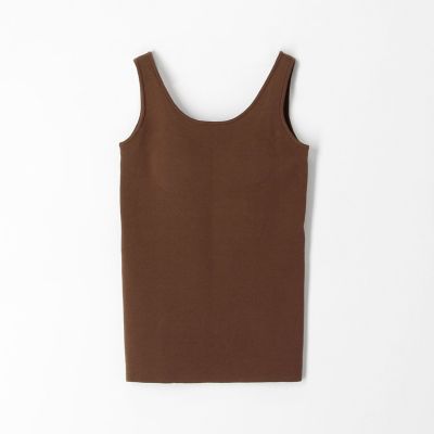 コットンポリエステルスムース タンクトップ | maison TOMORROWLAND