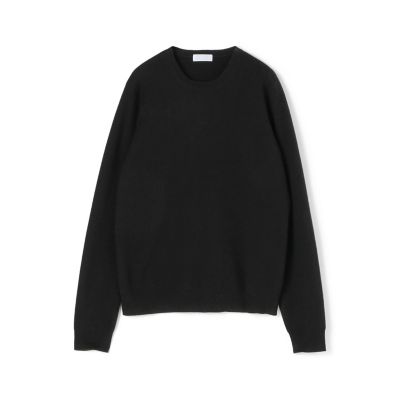 カシミヤシルクスムース　クルーネックプルオーバー