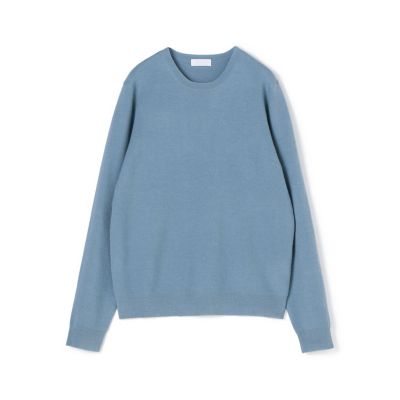 カシミヤシルクスムース　クルーネックプルオーバー