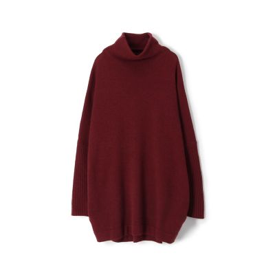 ウールセーブルカシミヤ　ハイネックプルオーバー
