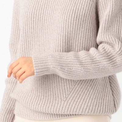 カシミヤ　クルーネックプルオーバー