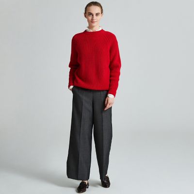 カシミヤ　クルーネックプルオーバー