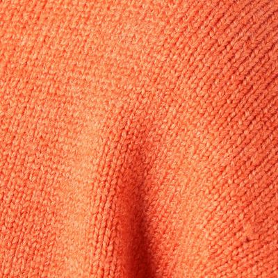 ウールシルクリリヤーン　クルーネックプルオーバー