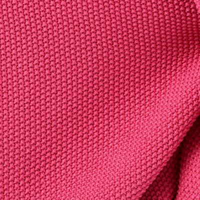 コットンポリエステルリリヤーン　バックレースアッププルオーバー