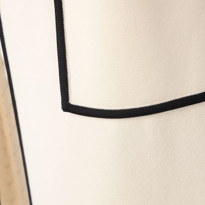コットンアセテートミラノリブ　ロングジレ