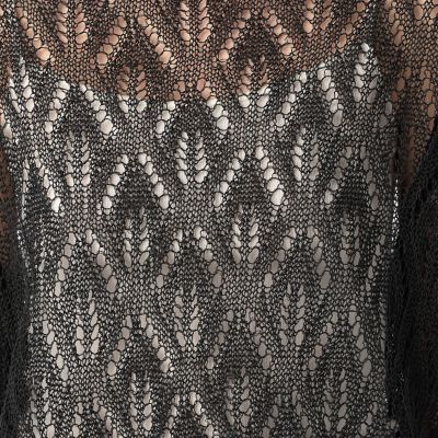 ペーパーストレッチ　クルーネックプルオーバー