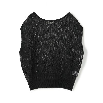 ペーパーストレッチ　クルーネックプルオーバー
