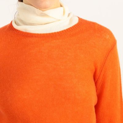 カシミヤ　クルーネックプルオーバー