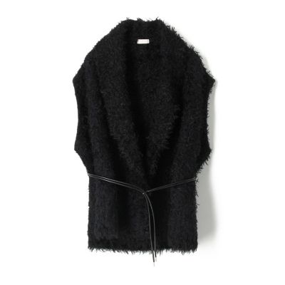 ミックスファー ショールカラージレ | maison TOMORROWLAND/メゾン