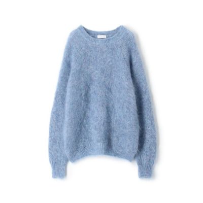 ＜maison TOMORROWLAND＞ファーモヘヤ　クルーネックプルオーバー