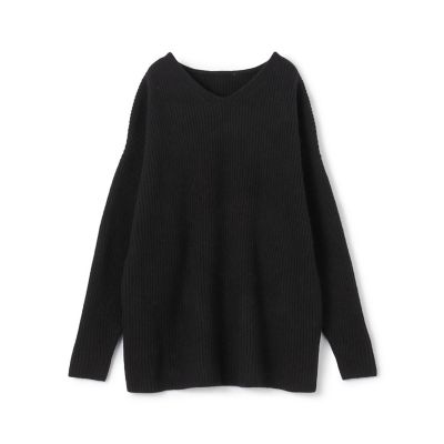 ウールセーブルカシミヤ　Ｖネックプルオーバー