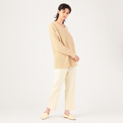 ウールセーブルカシミヤ Vネックプルオーバー | maison TOMORROWLAND