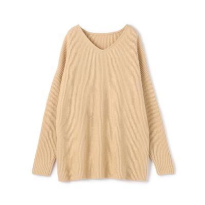 ウールセーブルカシミヤ　Ｖネックプルオーバー