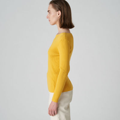 ストレッチリブ ボートネックプルオーバー | maison TOMORROWLAND