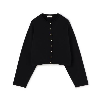 ＜maison TOMORROWLAND＞ブラッシュドライニング　ショートカーディガン