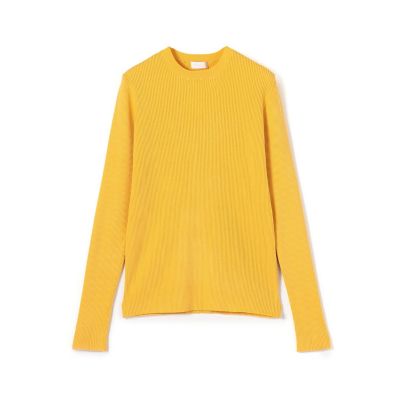 ＜maison TOMORROWLAND＞ストレッチリブ　クルーネックプルオーバー