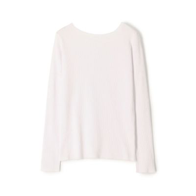 ＜maison TOMORROWLAND＞ストレッチリブ　２－ｗａｙプルオーバー