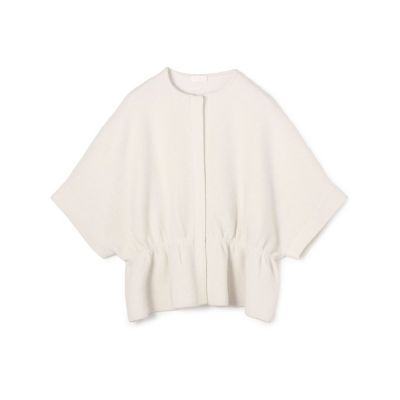 【24AW】Ballsey ダブルフェイスフォックスウエストギャザーカーディガン BALLSEY（ボールジィ）の「ダブルフェイスフォックス ウエストギャザー