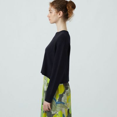 エクストラファインウール クルーネックプルオーバー | maison