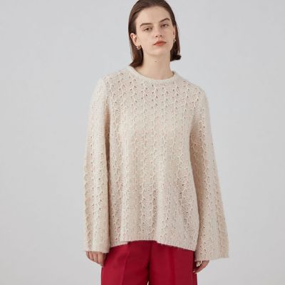 Ｃａｓｈｍｅｒｅ　Ｃｏｌｌｅｃｔｉｏｎ　フレアスリーブプルオーバー
