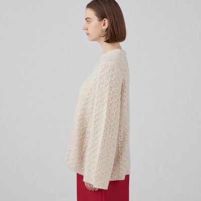 Ｃａｓｈｍｅｒｅ　Ｃｏｌｌｅｃｔｉｏｎ　フレアスリーブプルオーバー