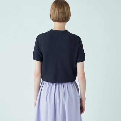 スパンコールビジュー ショートスリーブカーディガン | maison 