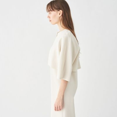 【タイムセール：６月３０日（月）午前９時３０分迄】ミラノリブ　ショートボレロ