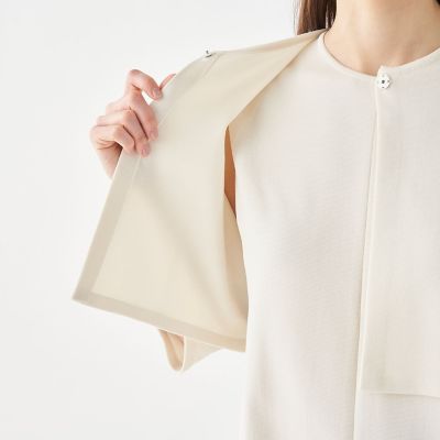 【タイムセール：６月３０日（月）午前９時３０分迄】ミラノリブ　ショートボレロ