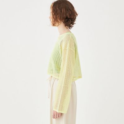 コットンナイロンコイル　ショートプルオーバー