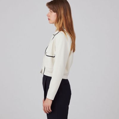 ミラノリブ クルーネックカーディガン | maison TOMORROWLAND/メゾン