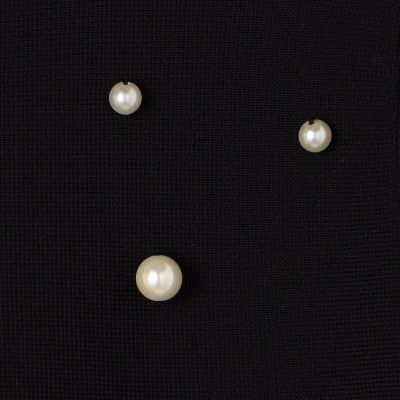 ウールポリエステルパールコンビ　Ａラインプルオーバー