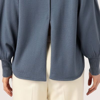 TOMORROWLAND / トゥモローランド エクストラファインウール バックスリットプルオーバー TOMORROWLAND｜エクストラファインウール バックスリットプル