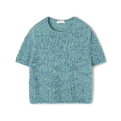 ＜maison TOMORROWLAND＞ミックスモール　ショートスリーブプルオーバー