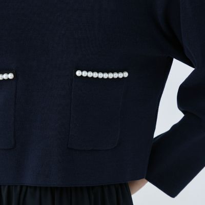 パールコンビ ポケットプルオーバー | maison TOMORROWLAND/メゾン