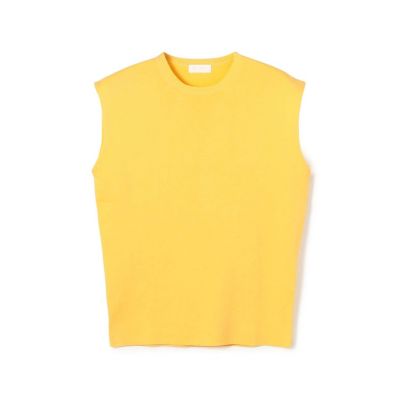 ＜maison TOMORROWLAND＞ハイゲージコットン　ノースリーブプルオーバー