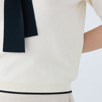 CELINE ボウタイ ストレッチ プルオーバー トップス CELINE ボウタイ ストレッチ プルオーバー トップス｜Yahoo