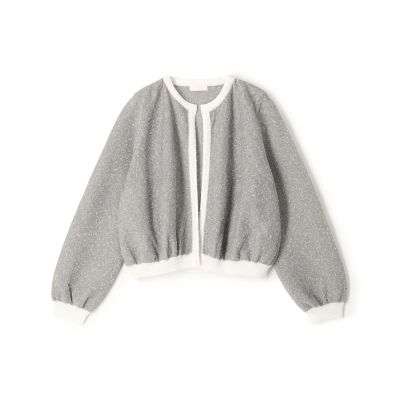 TOMORROWLAND / トゥモローランド ダブルフェイスノット クルーネックカーディガン ダブルフェイスノット クルーネックカーディガン | maison